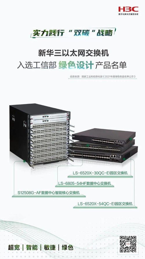 解密新華三交換機入選工信部綠色設計產(chǎn)品名單背后的硬實力